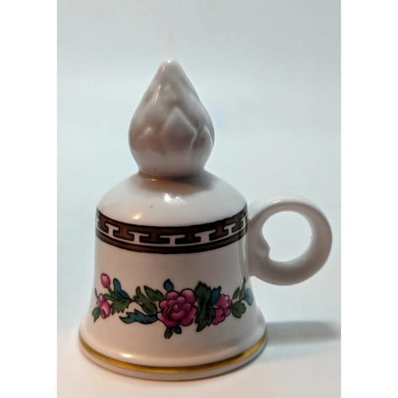 Vintage Coalport Bone China Indian Tree Candle Snuffer Made In England - Picture 2 of 6